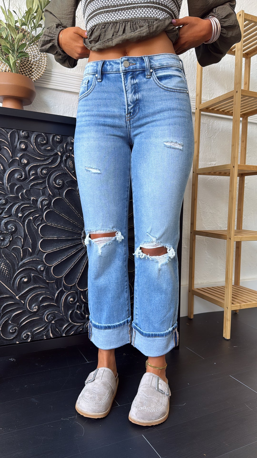 Klay Mid Rise Denim, Risen Medium