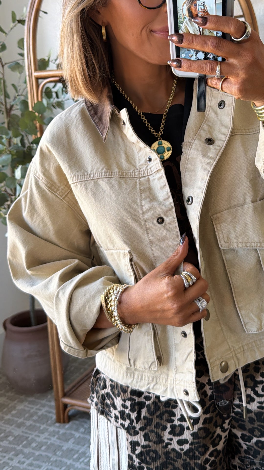 Ironworks Utility Jacket, Beige