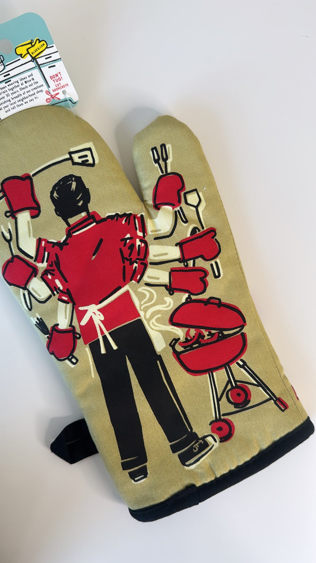 Blue Q Oven Mitt - Feed You F******