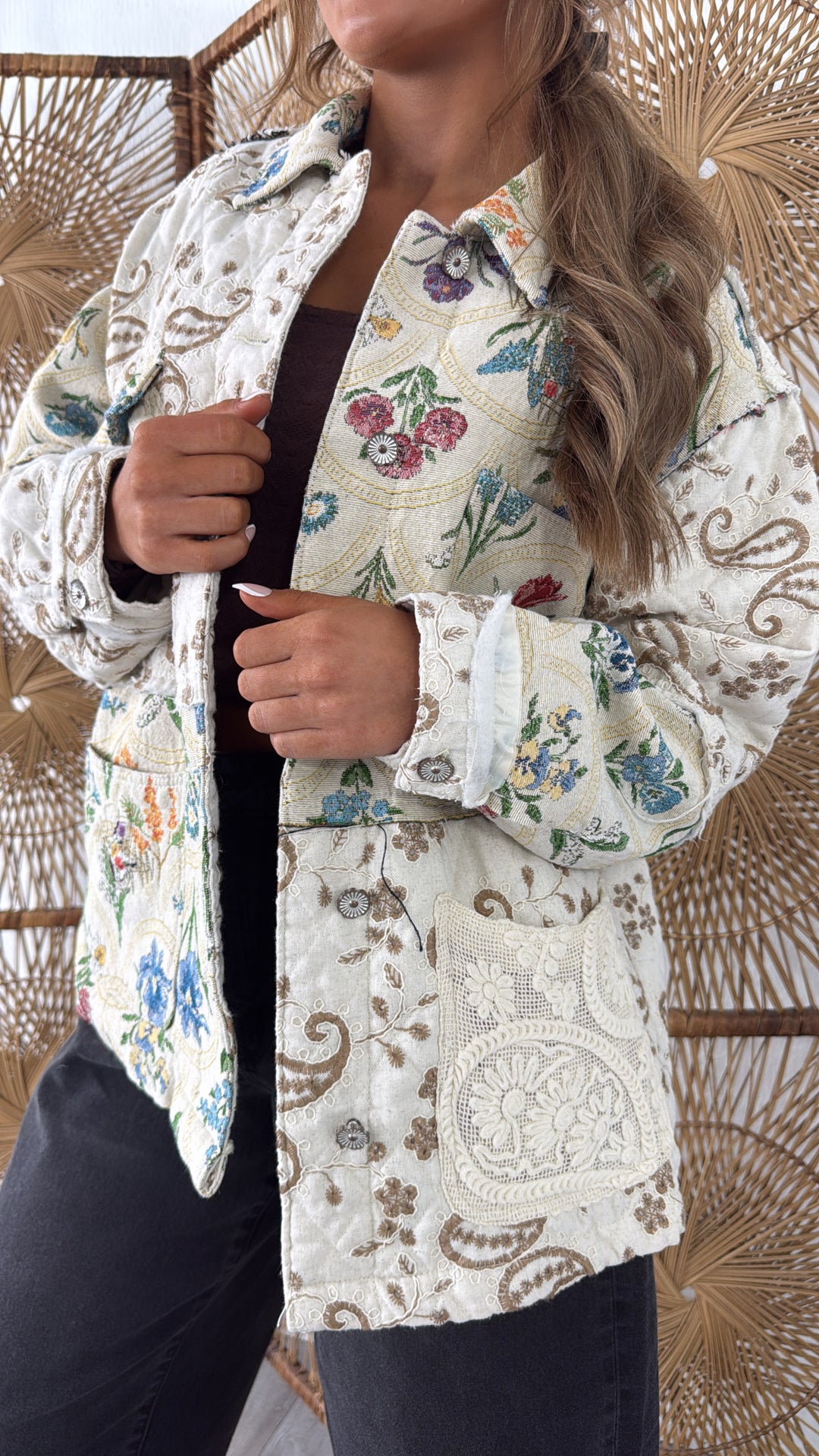 Luminous Threads Jacket, Natural Multi