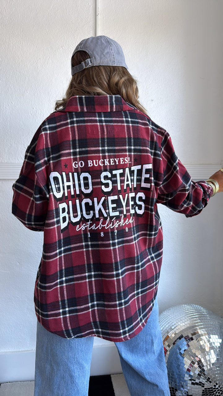 Dream Team Flannel, Red