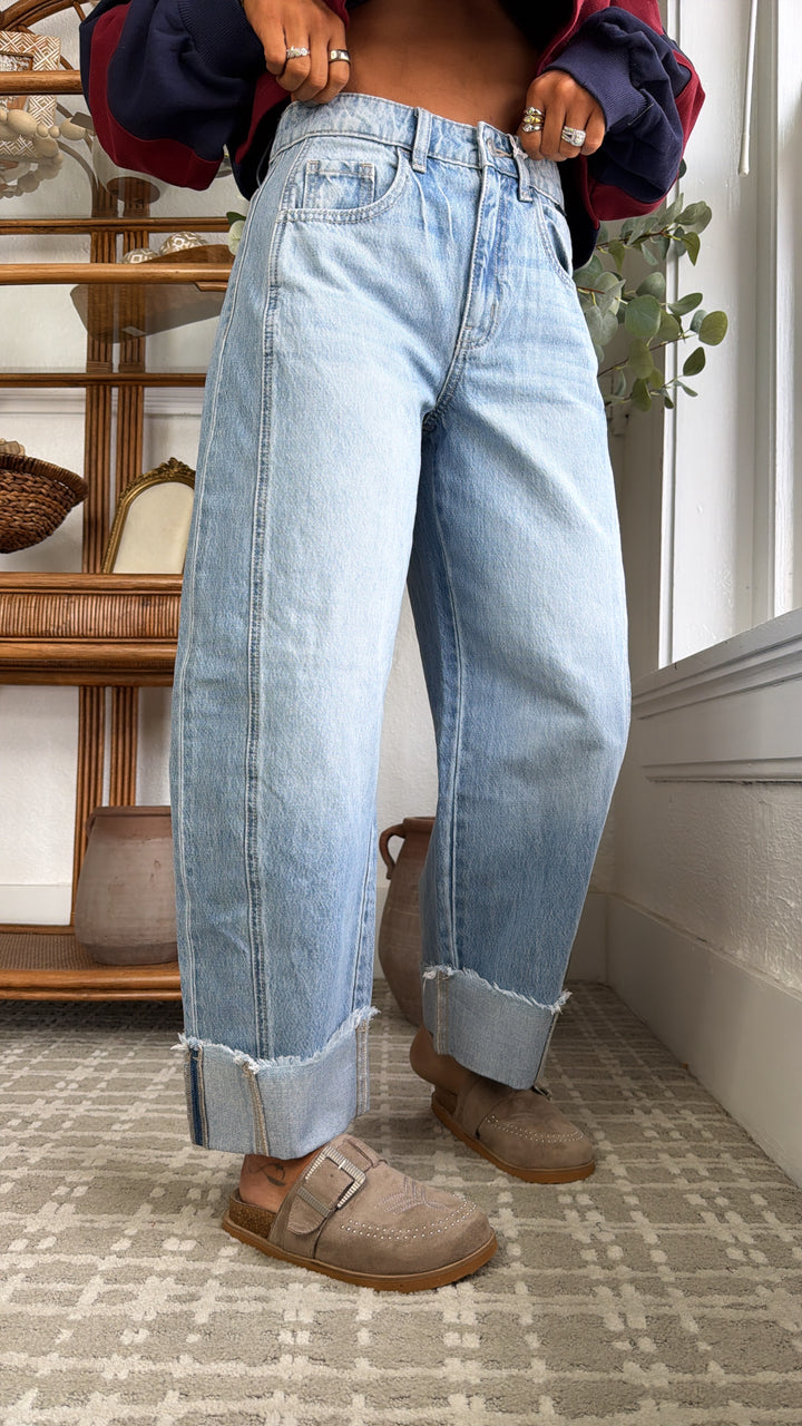 Canvas Curve Barrel Denim, Light