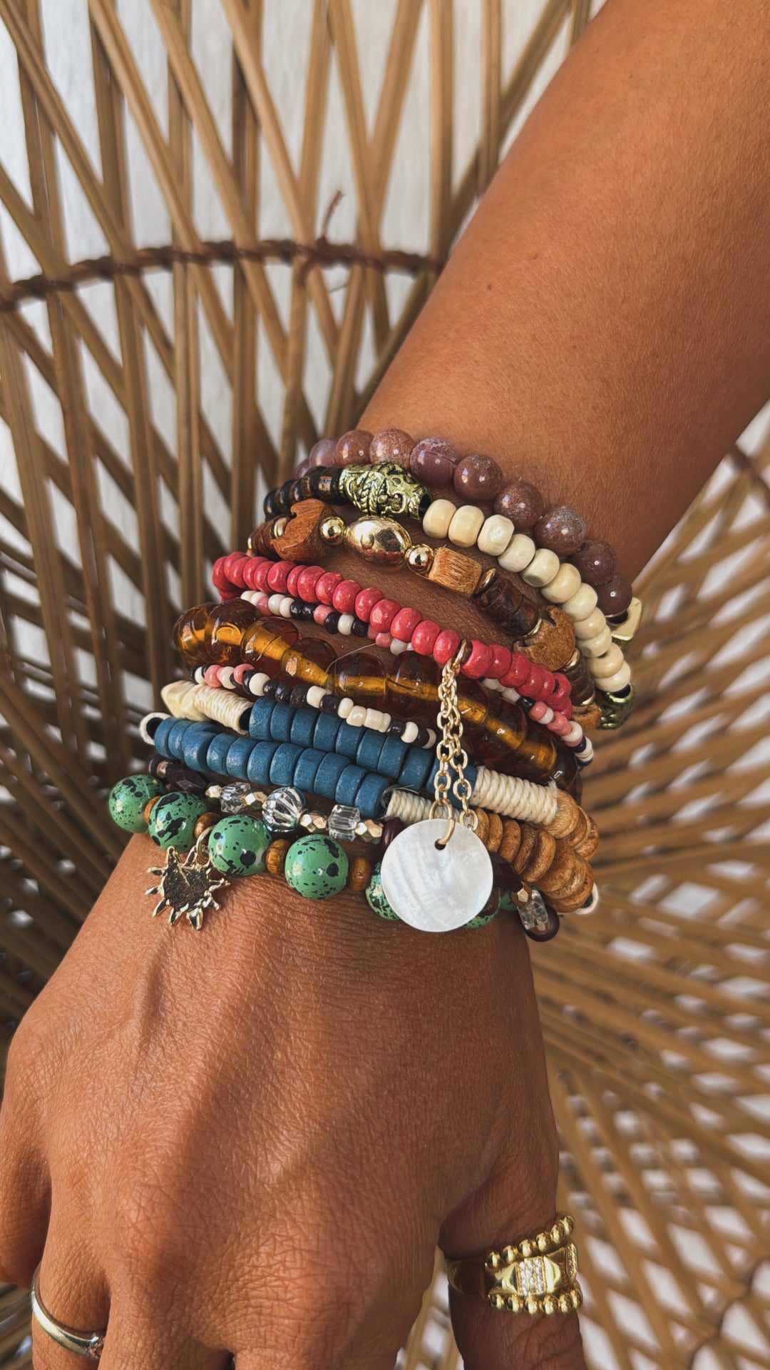 Dark Horizon Bracelet Stack