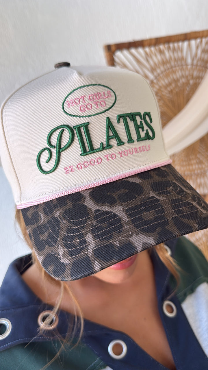Hot Girls go to Pilates - Leopard Vintage Hat
