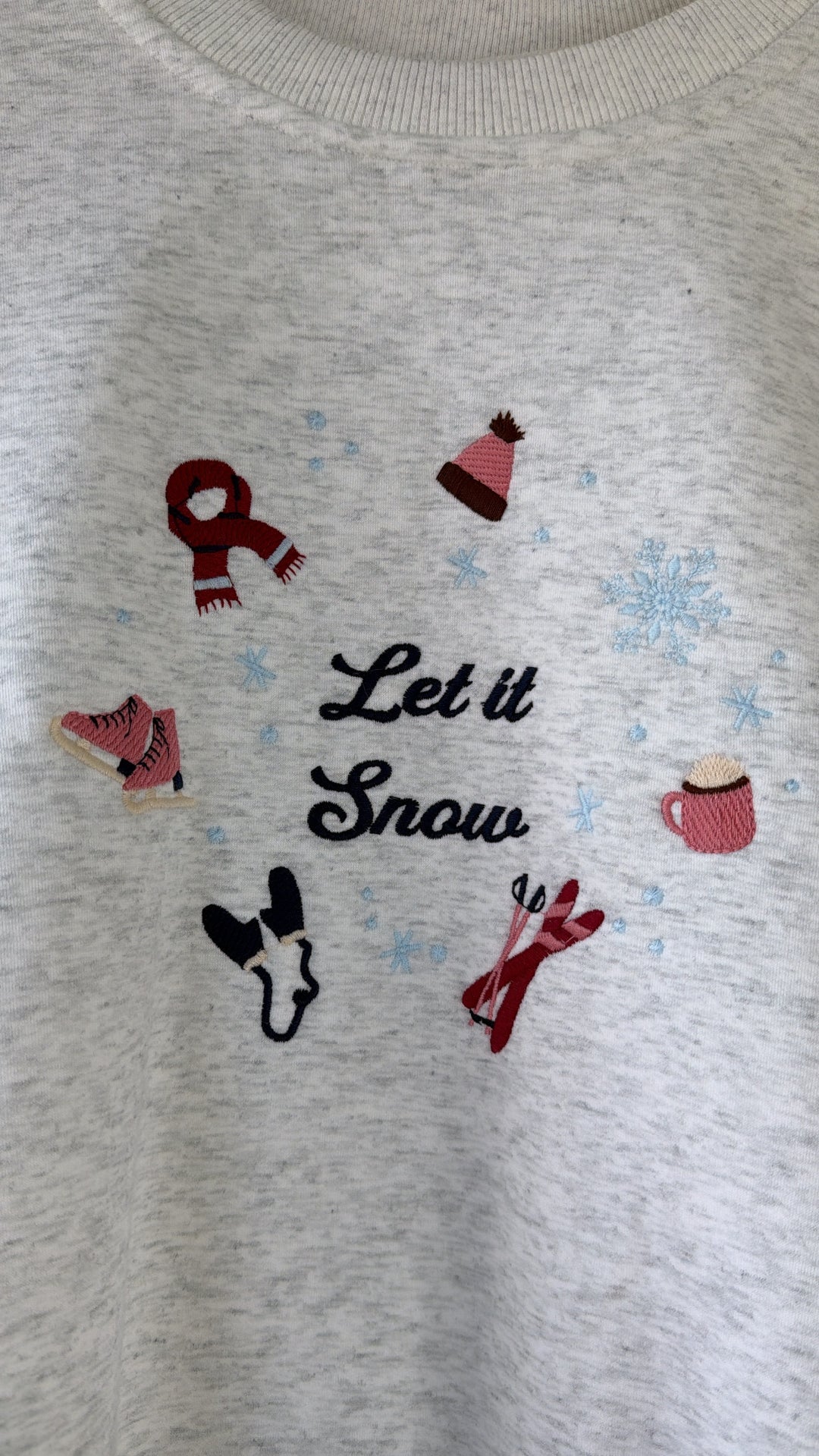 Winter Skis Crewneck, Melange