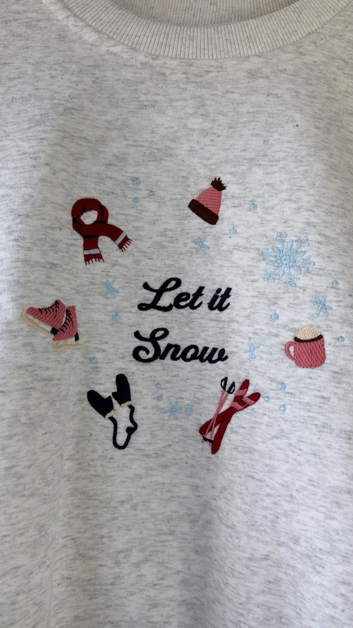 Winter Skis Crewneck, Melange