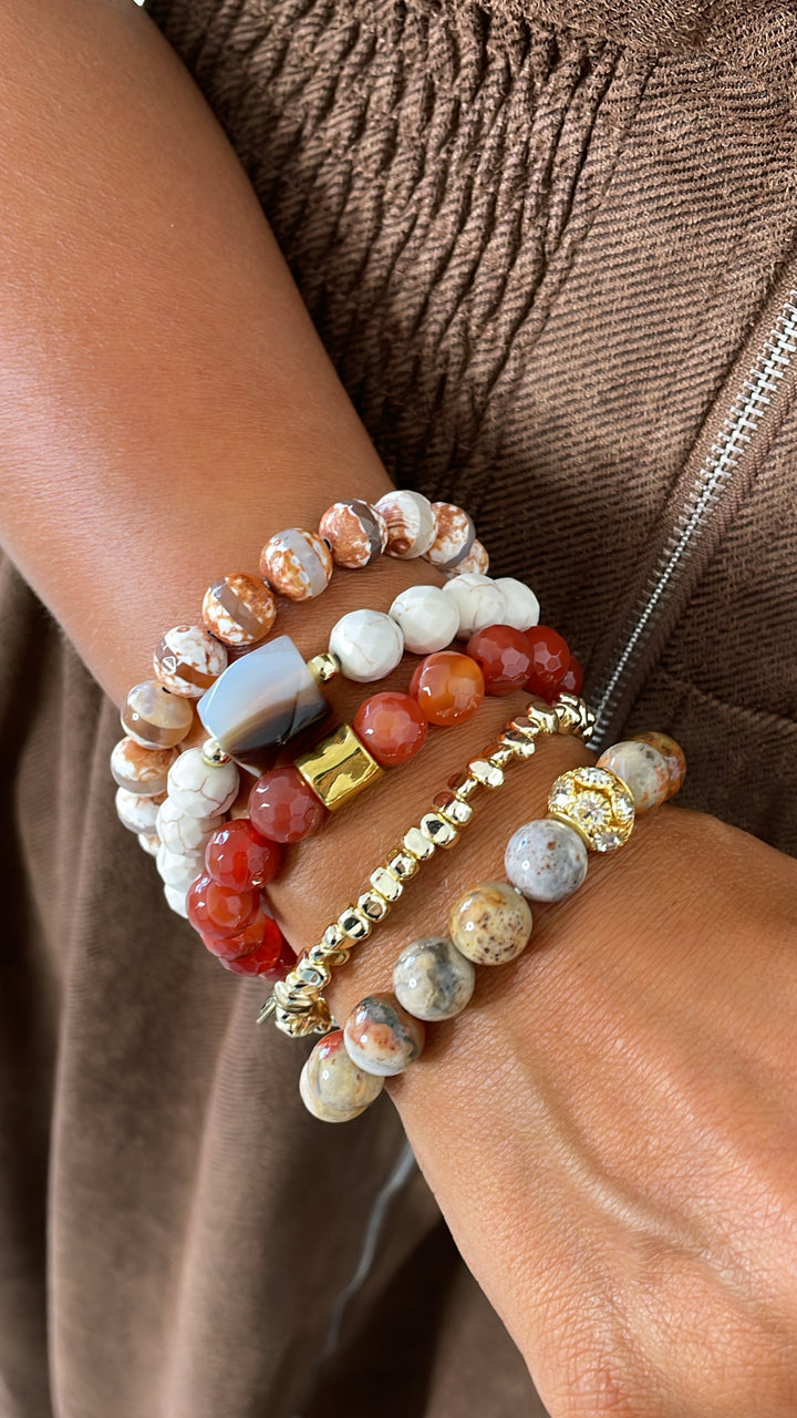 Zinnia Bracelet Set, Multi