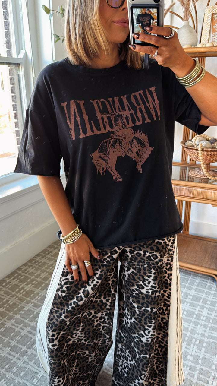 Wrangler Graphic Tee, Black