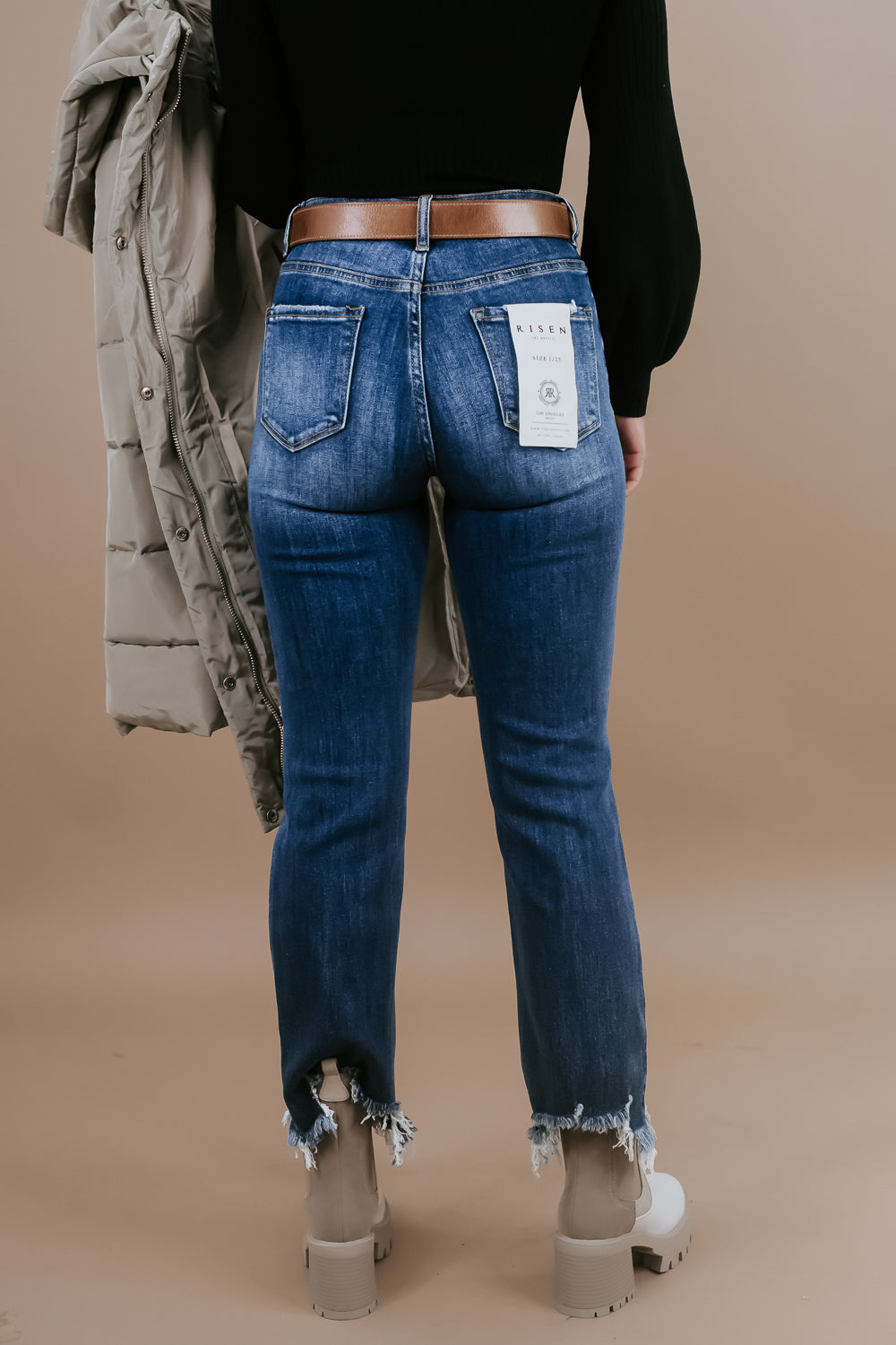 BRUNETTE THE LABEL - The STEVIE Satin Straight Leg Pant main image 1