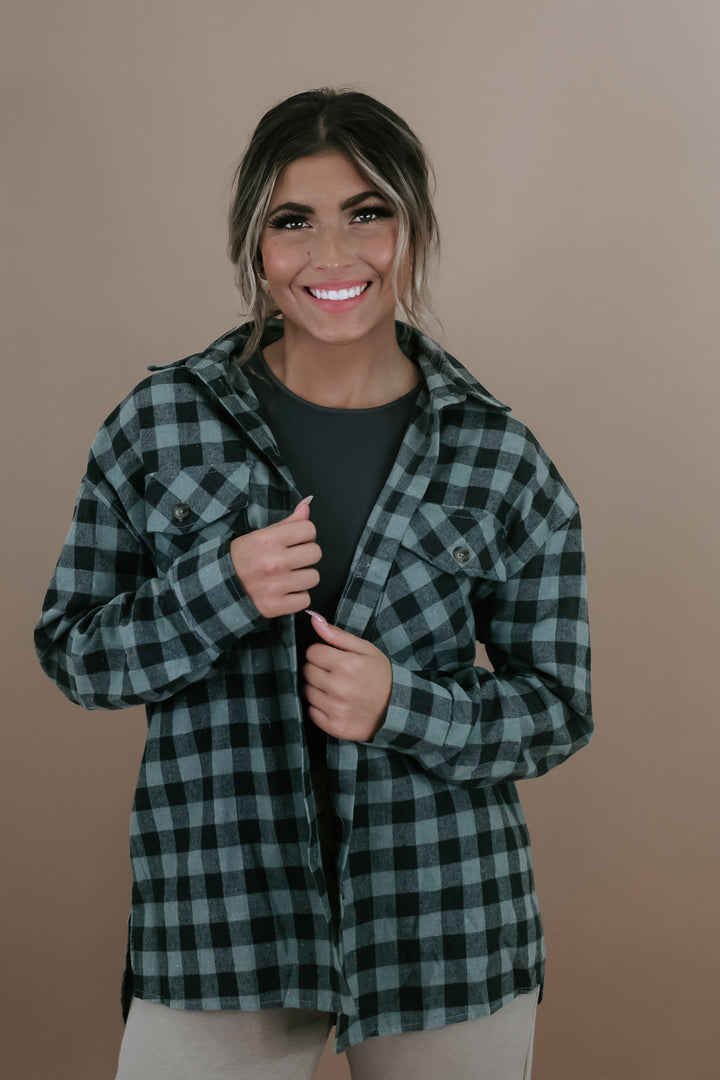 Called It Checkered Flannel, Slate