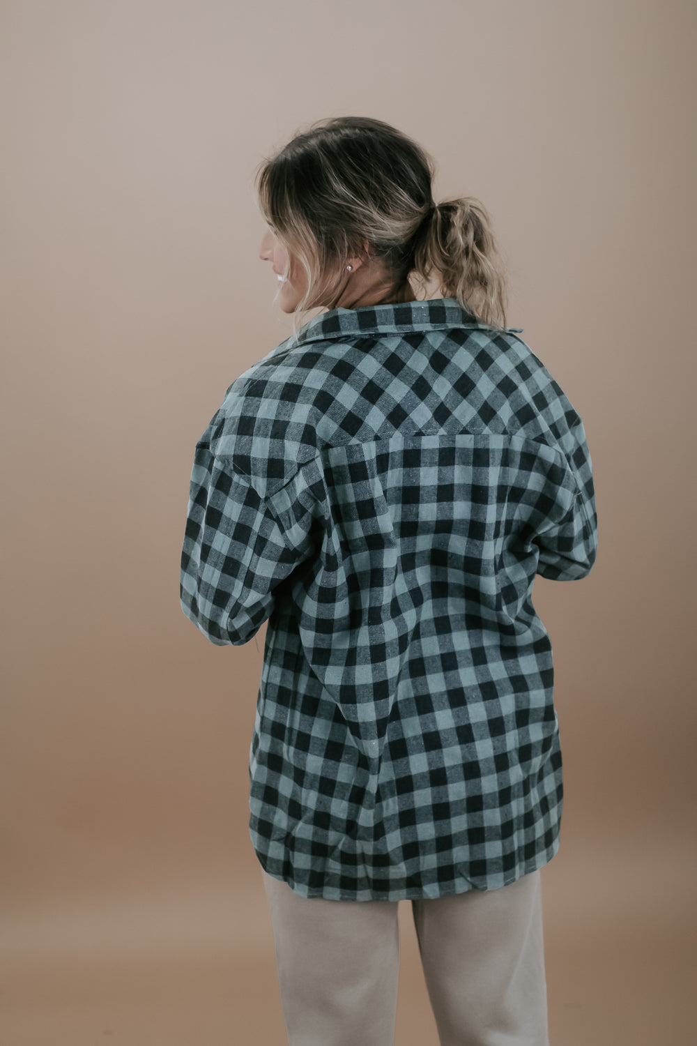 Called It Checkered Flannel, Slate