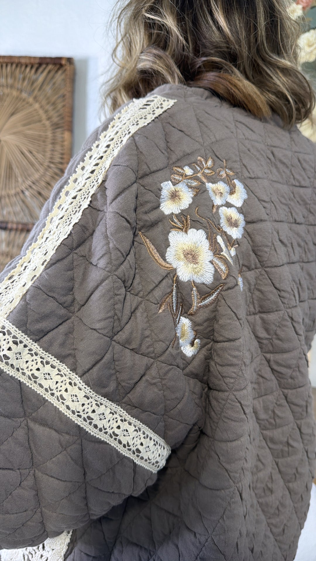 Canyon Quilted Jacket, Charcoal