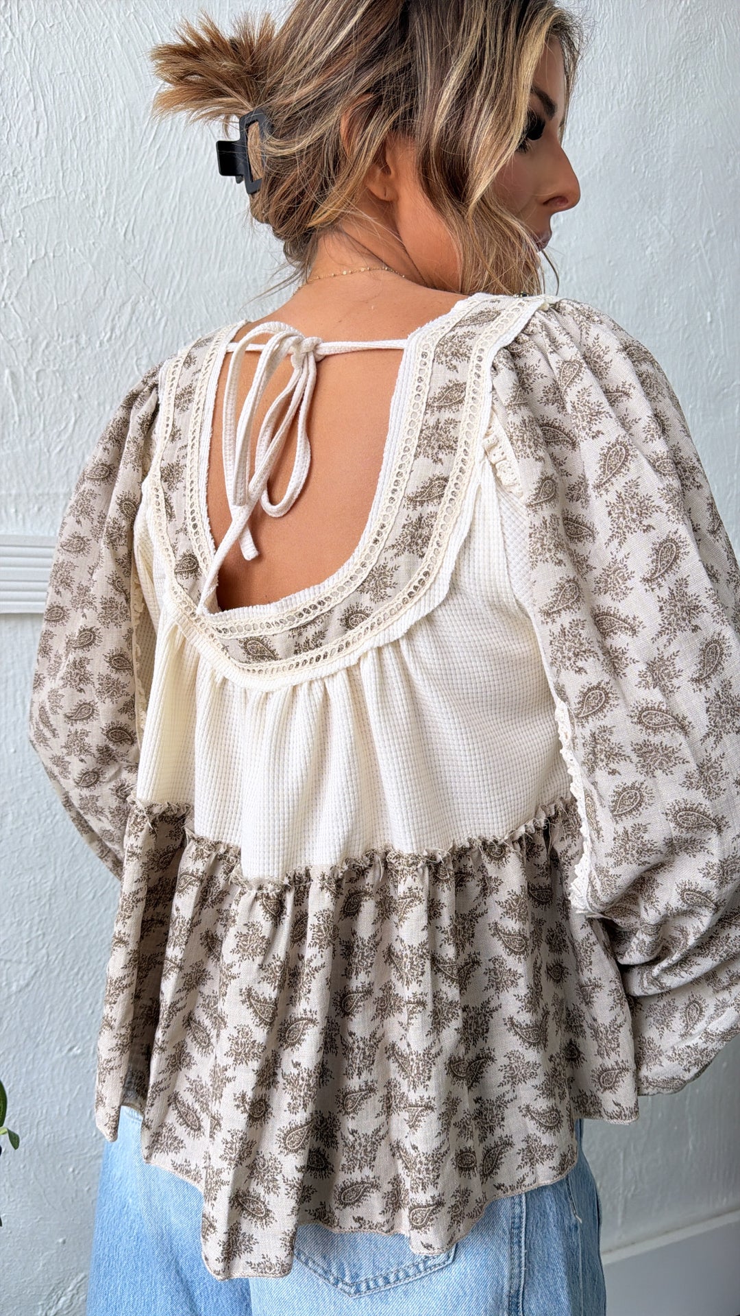 Mirella Blouse, Natural