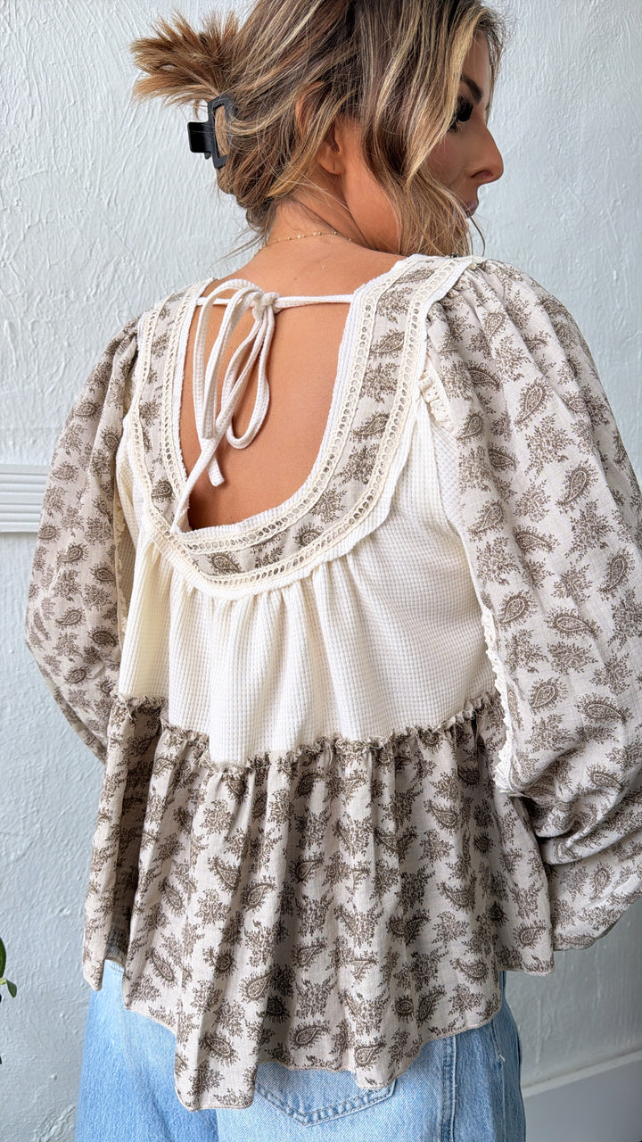 Mirella Blouse, Natural