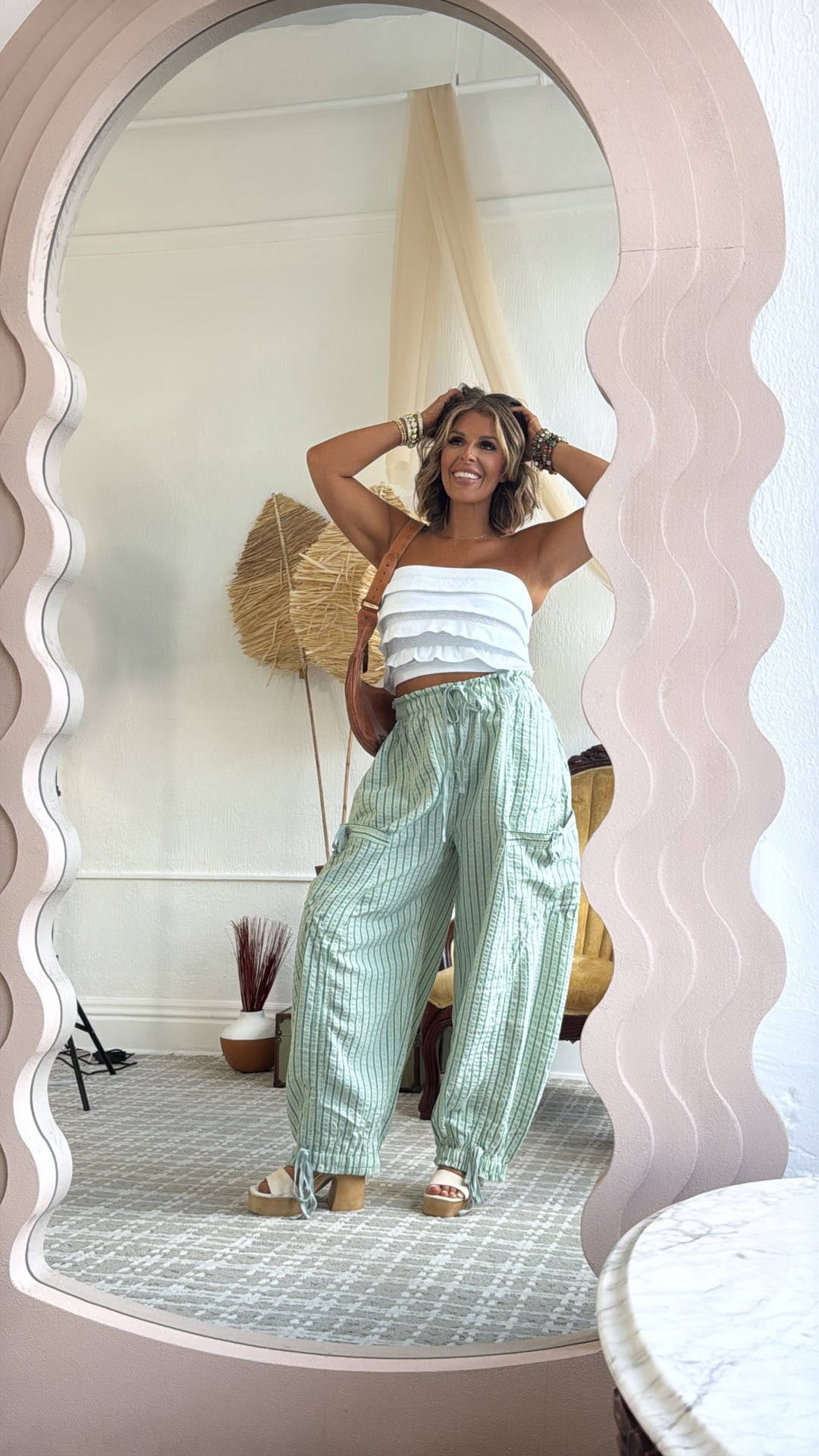 Driftline Striped Jogger Pant, Mint