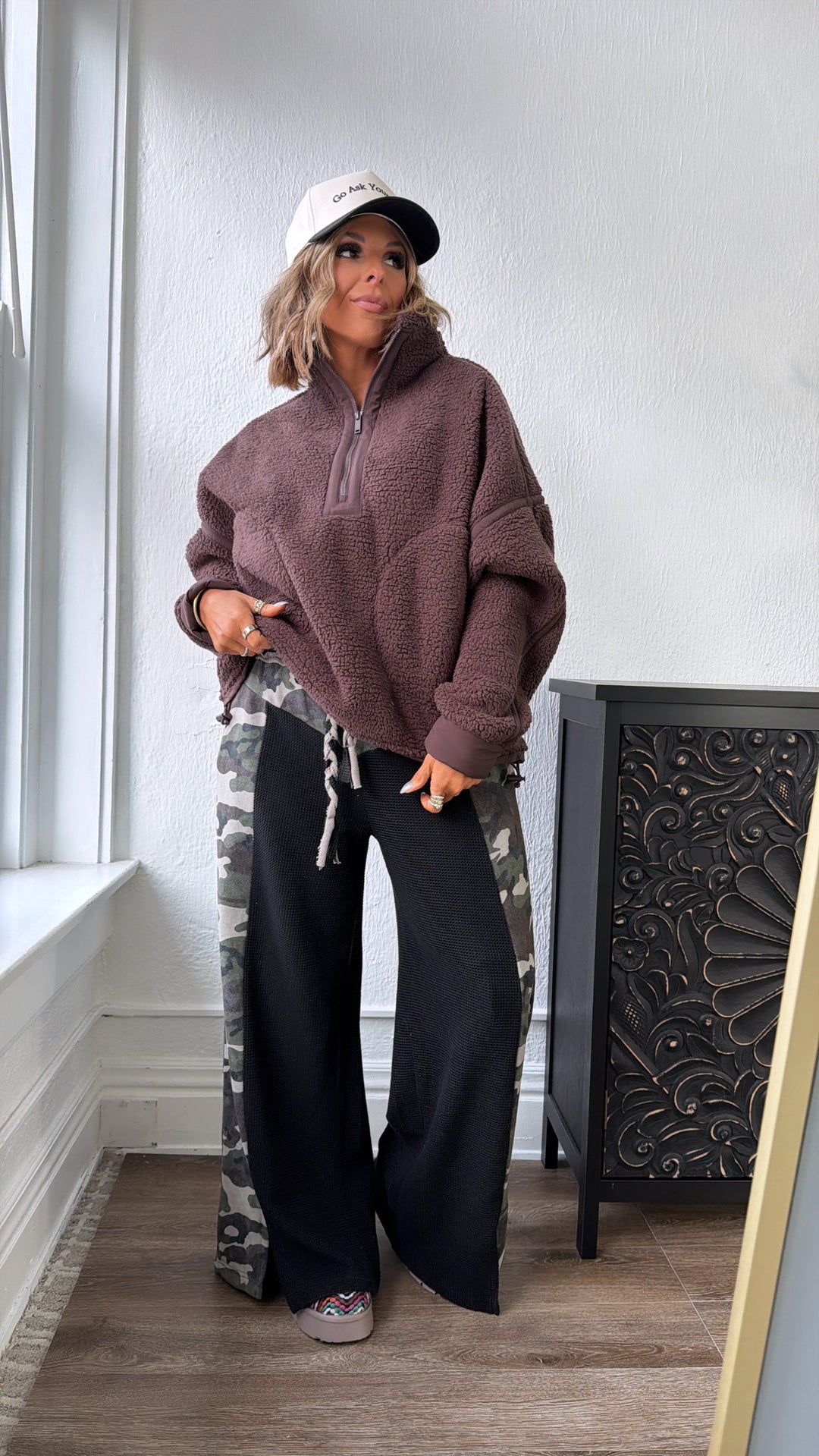 Stone Bay Relaxed Pant, Camo/Black