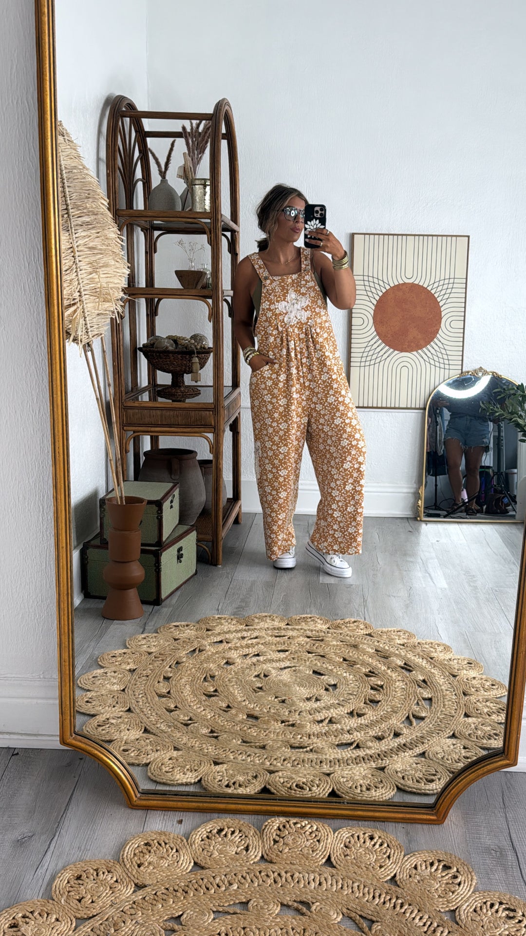 Honeyflower Overalls, Mustard