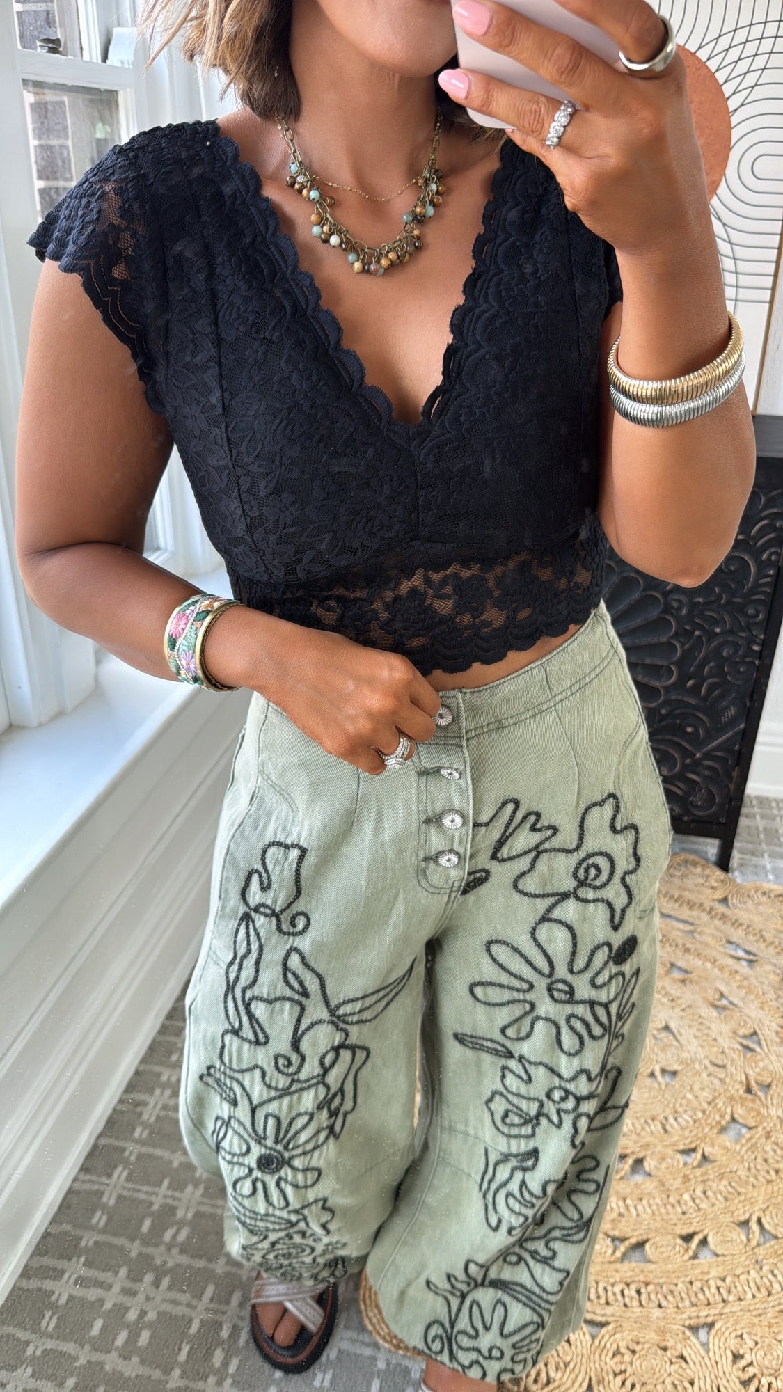 Whispered Lace Top, Black – Everyday Chic Boutique