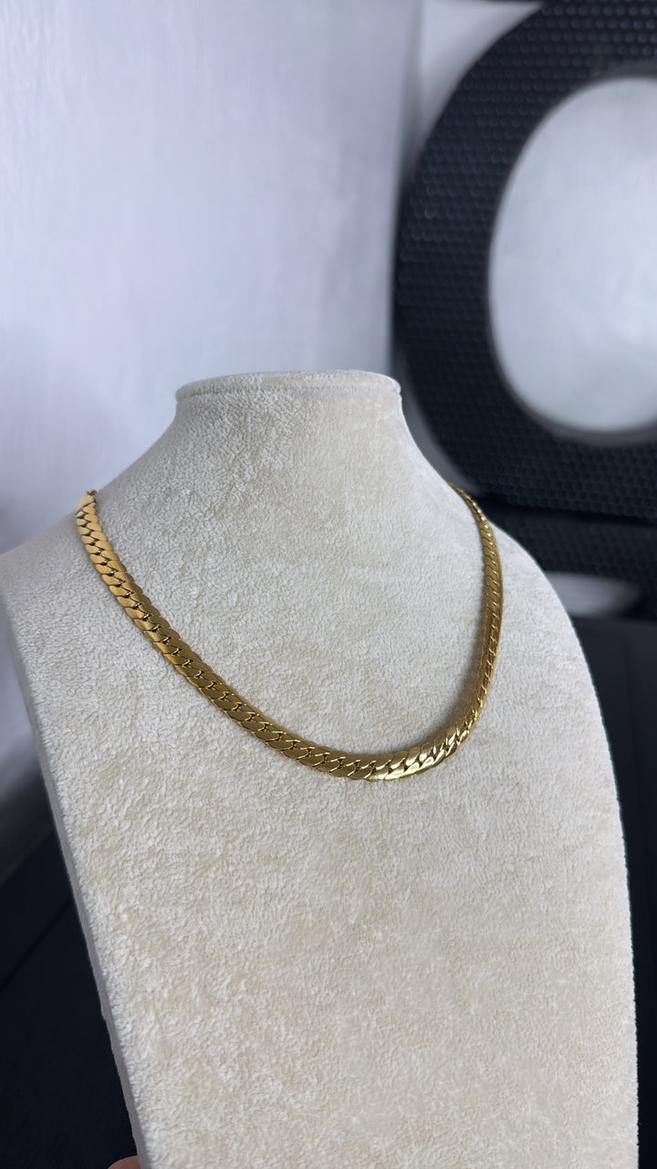 Thin Shiny Gold Necklace