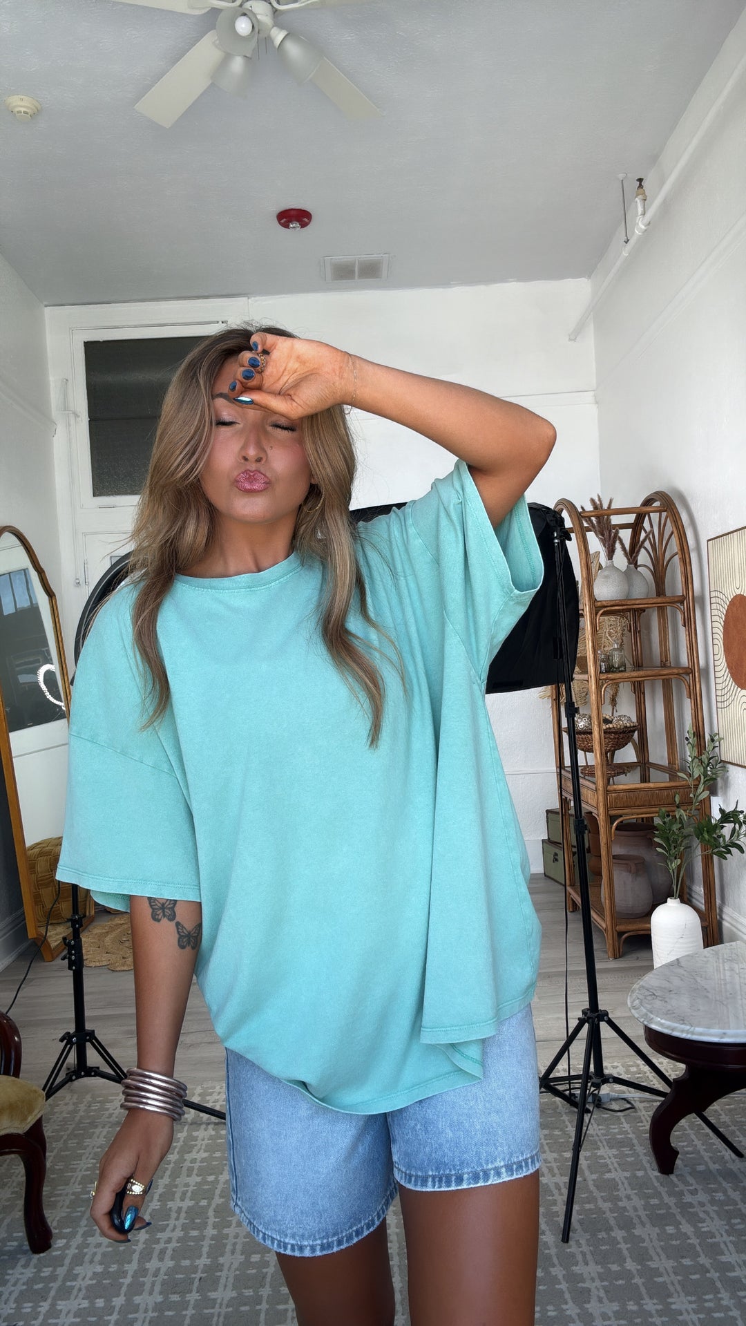 Soft Structure Basic Tee, Mint