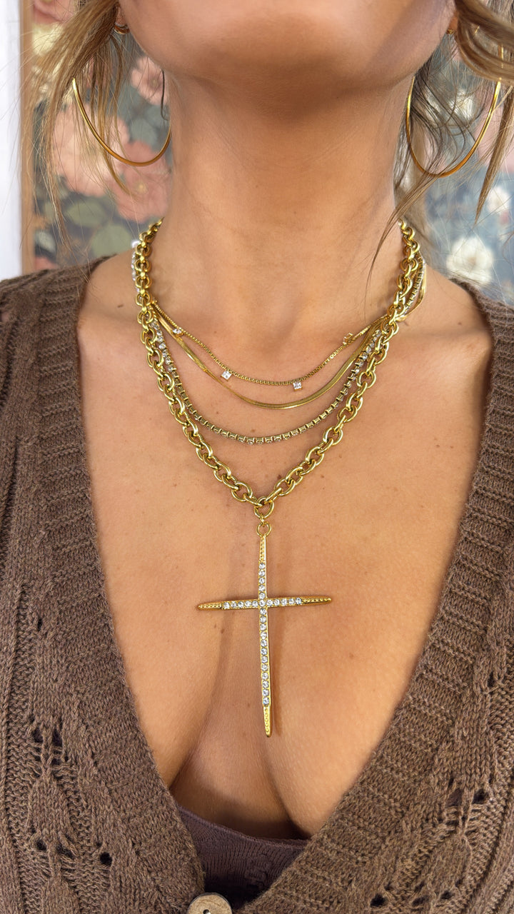 Luxe Cross Necklace