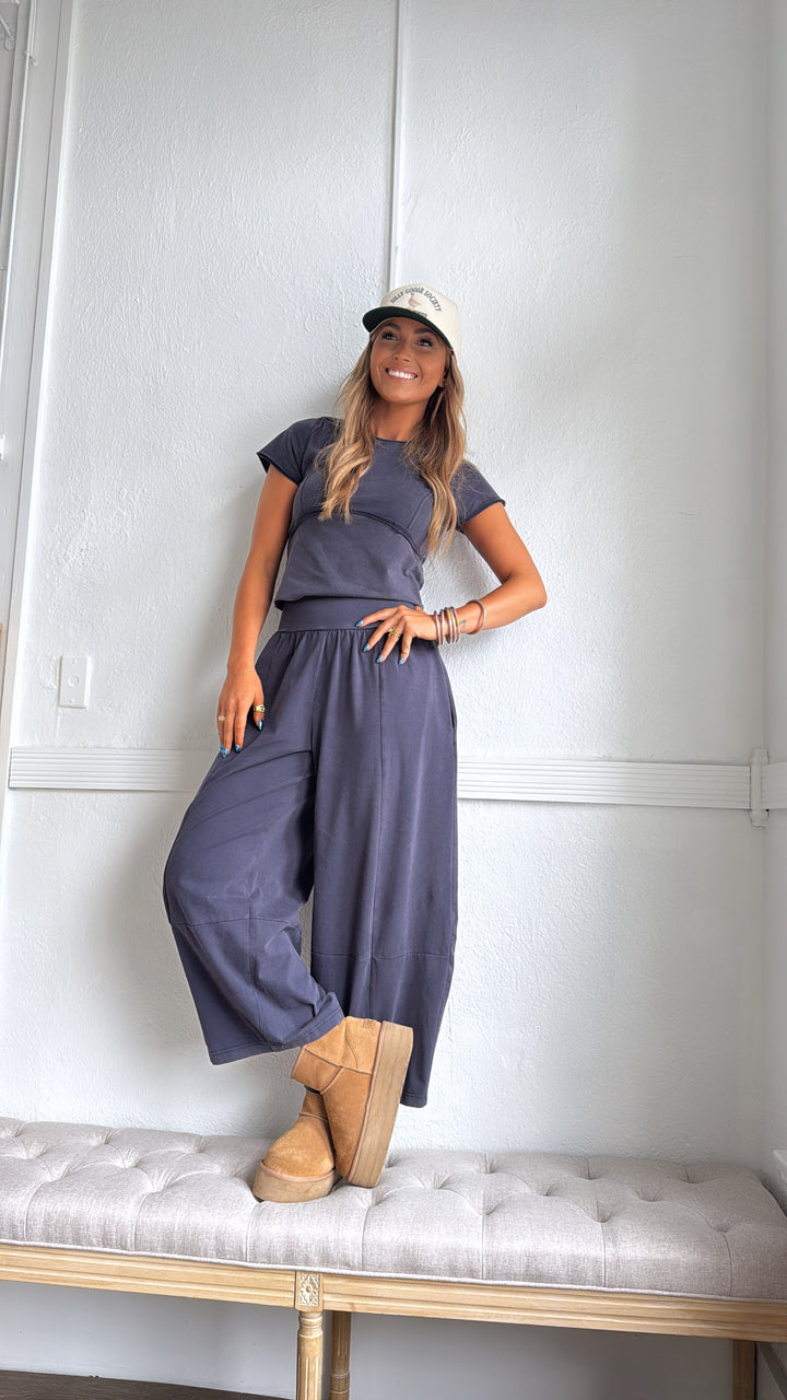 Jetset Lounge Set, Acid Black