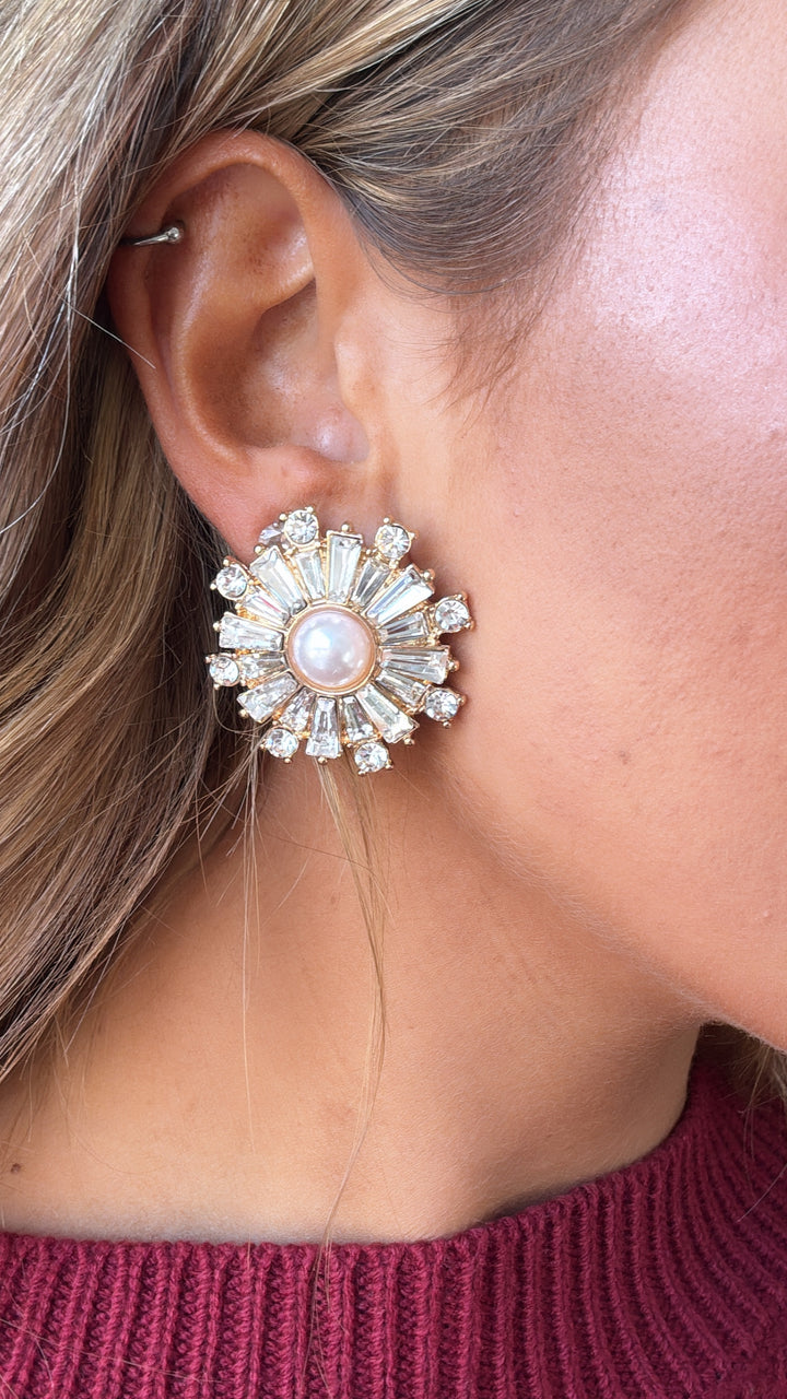 Studded Starburst earring