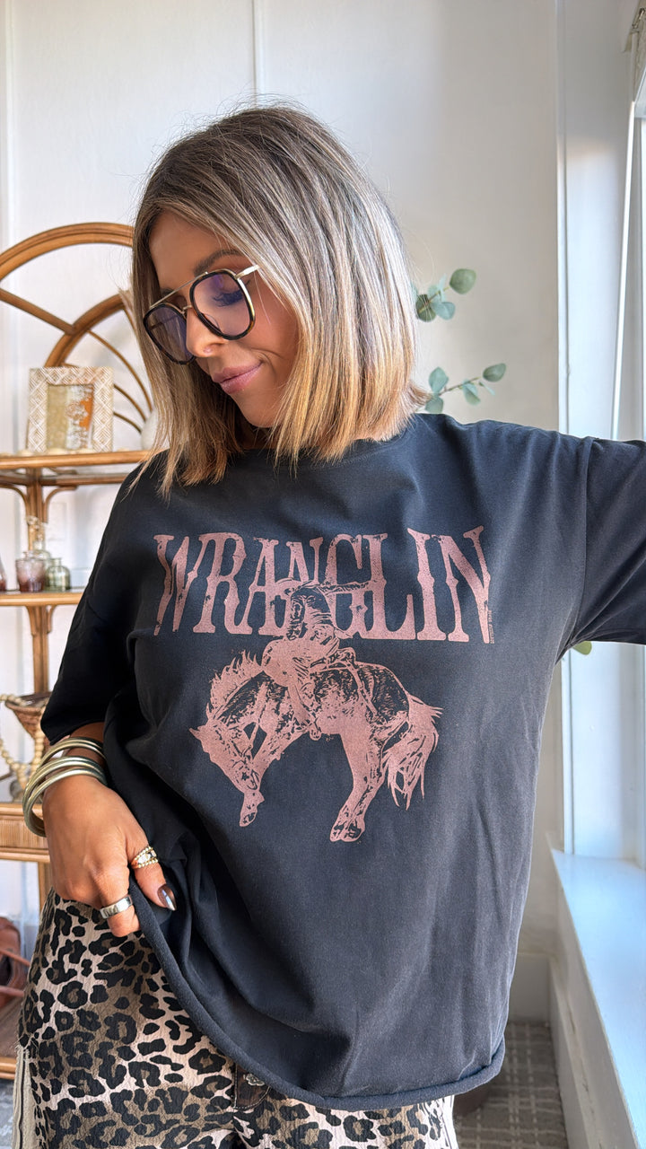 Wrangler Graphic Tee, Black