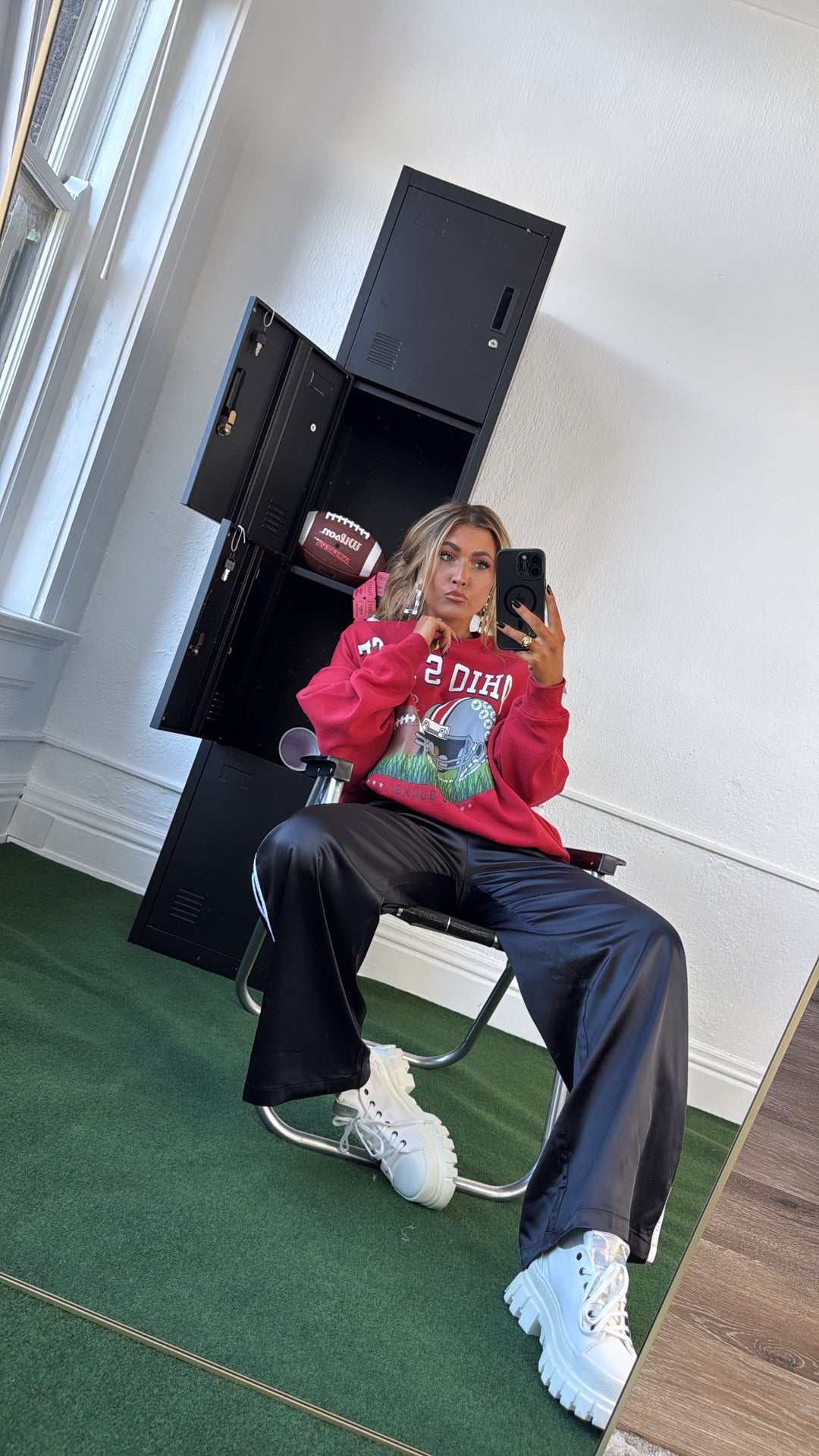 Buckeye Crewneck, Red