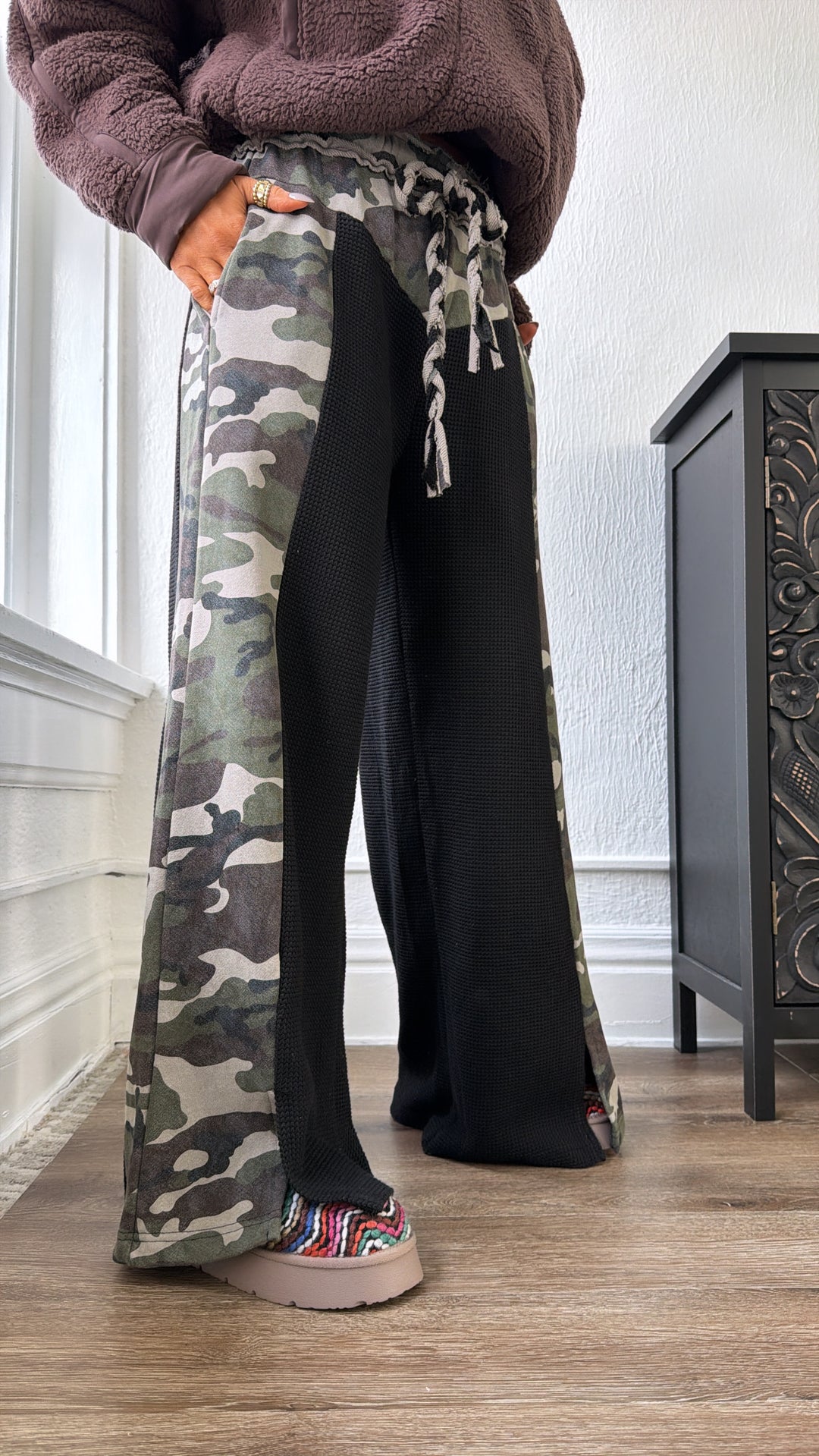Stone Bay Relaxed Pant, Camo/Black
