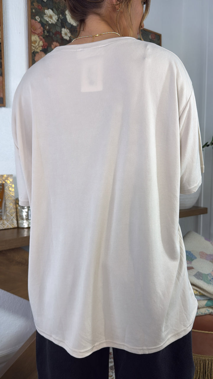 Lenny Basic Pocket Tee, LT. Taupe