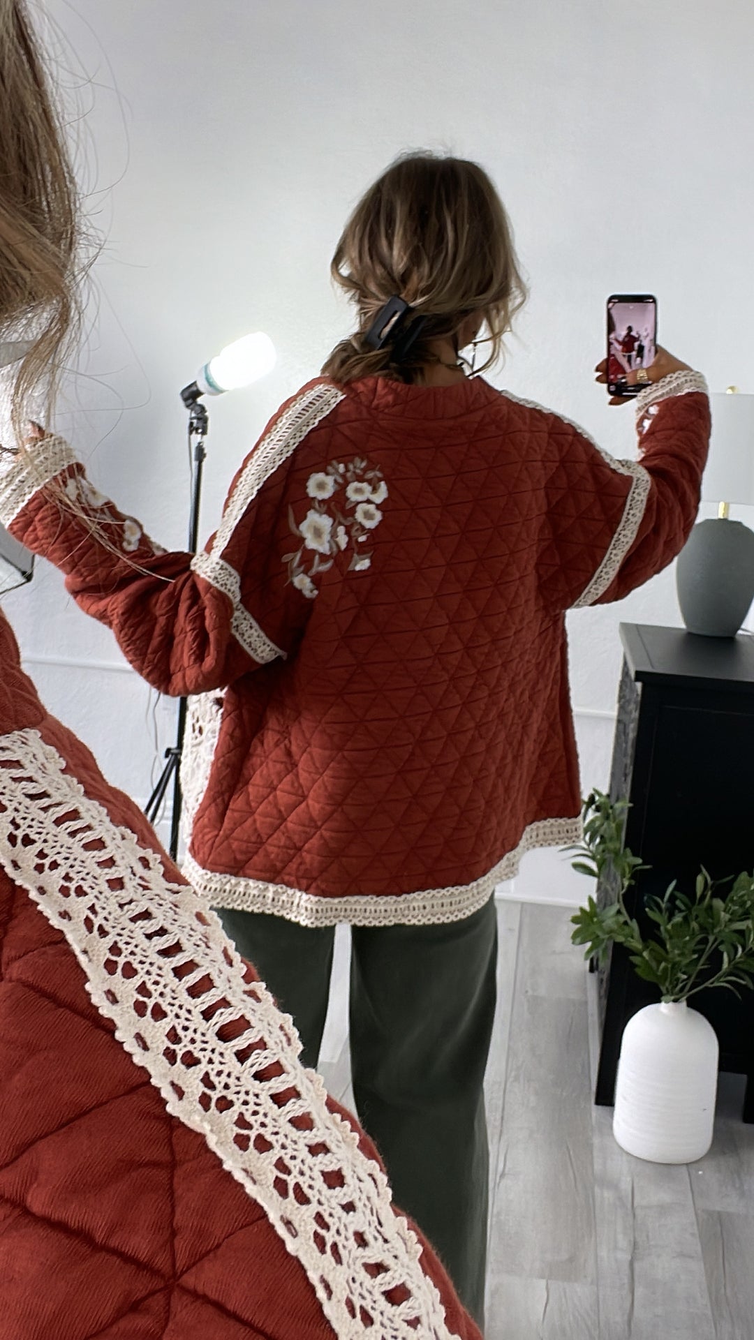 Canyon Quilted Jacket, Brick