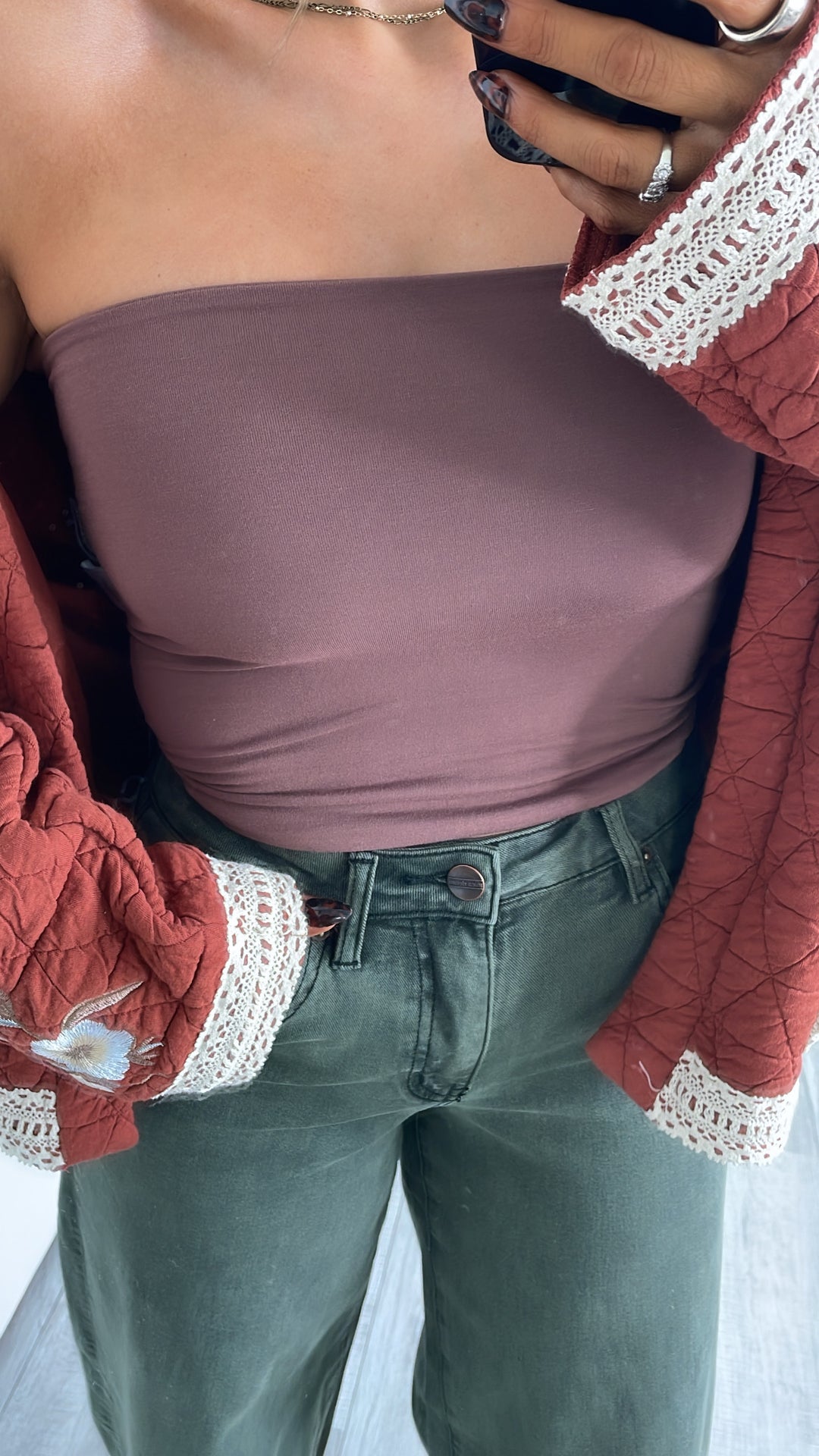 All Essential Tube Top, Chocolate