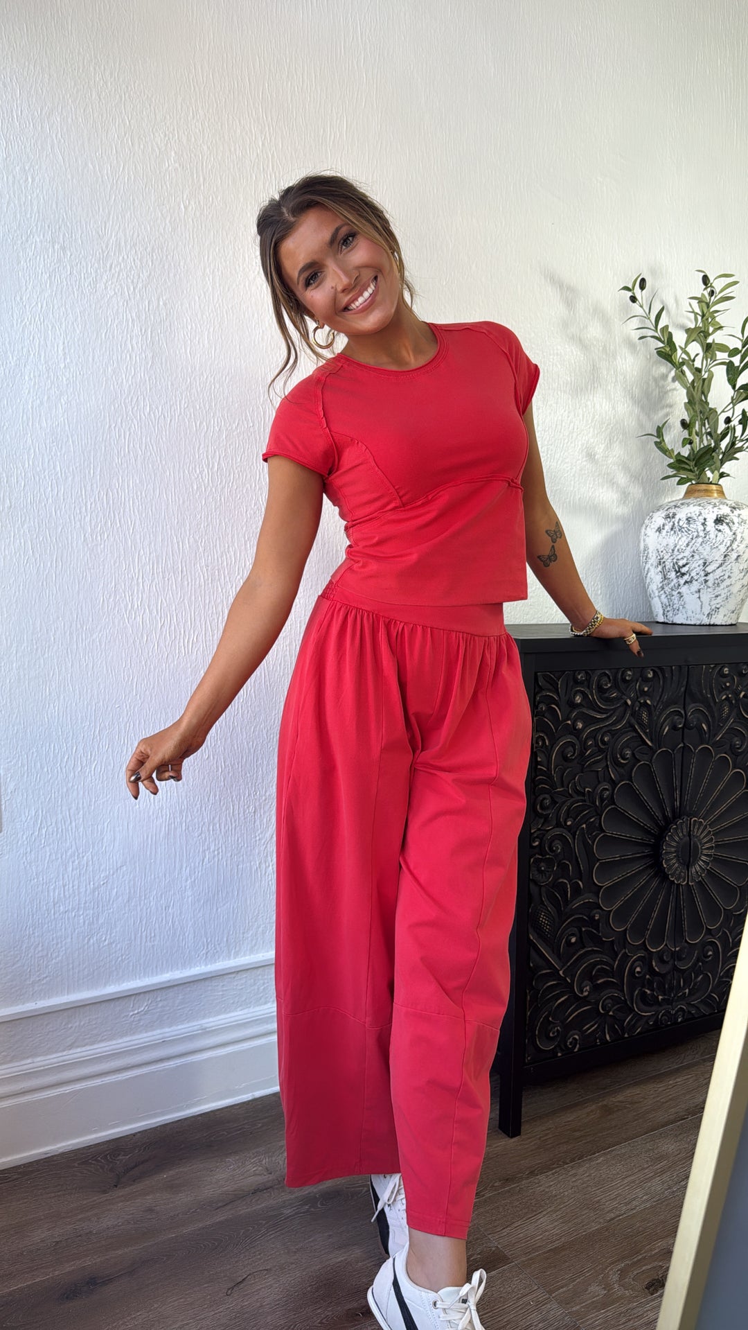 Jetset Lounge Set, Tomato