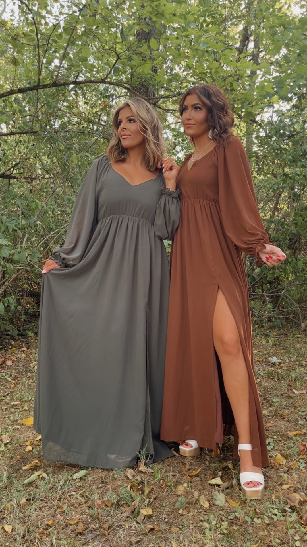 Timeless Romantic Chiffon Maxi Dress, Brown Timeless Romantic Chiffon Maxi Dress, Brown