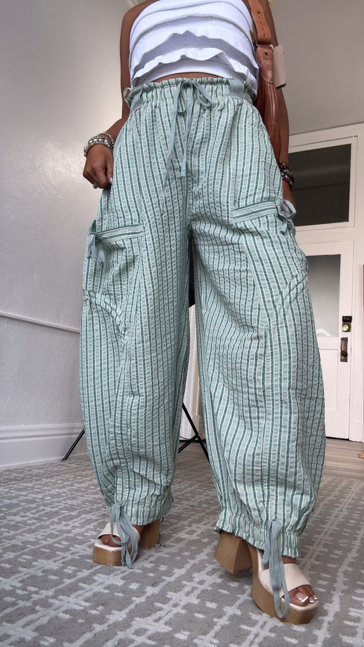 Driftline Striped Jogger Pant, Mint