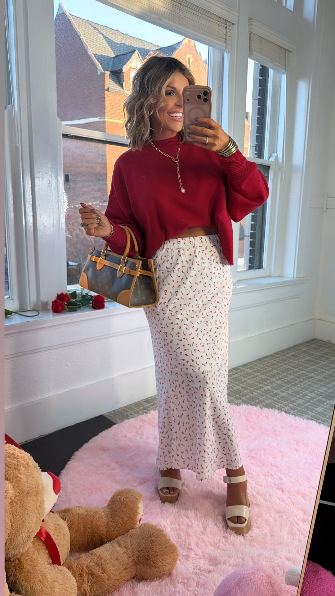 Simple & Sweet Sweater, Red