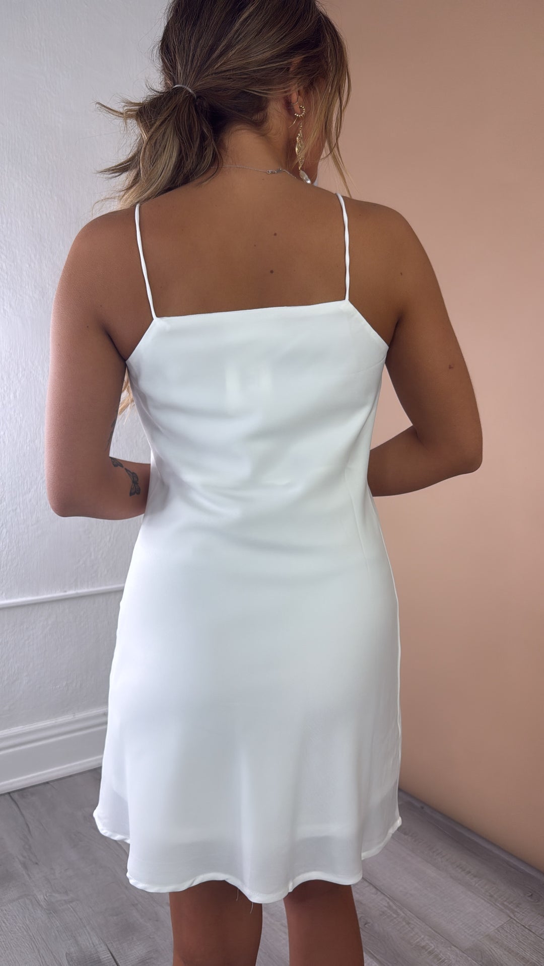 Halo Mini Dress, White Everyday Chic Boutique Halo Mini Dress, White Everyday Chic Boutique