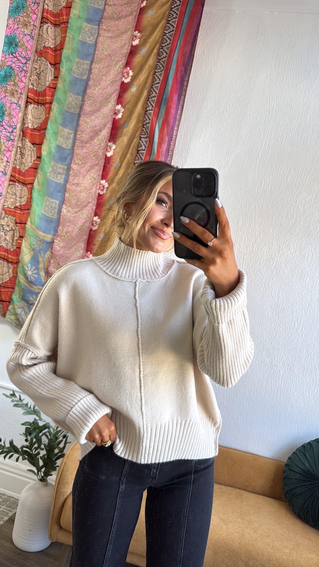 The Cozy Edit Sweater, Oatmeal