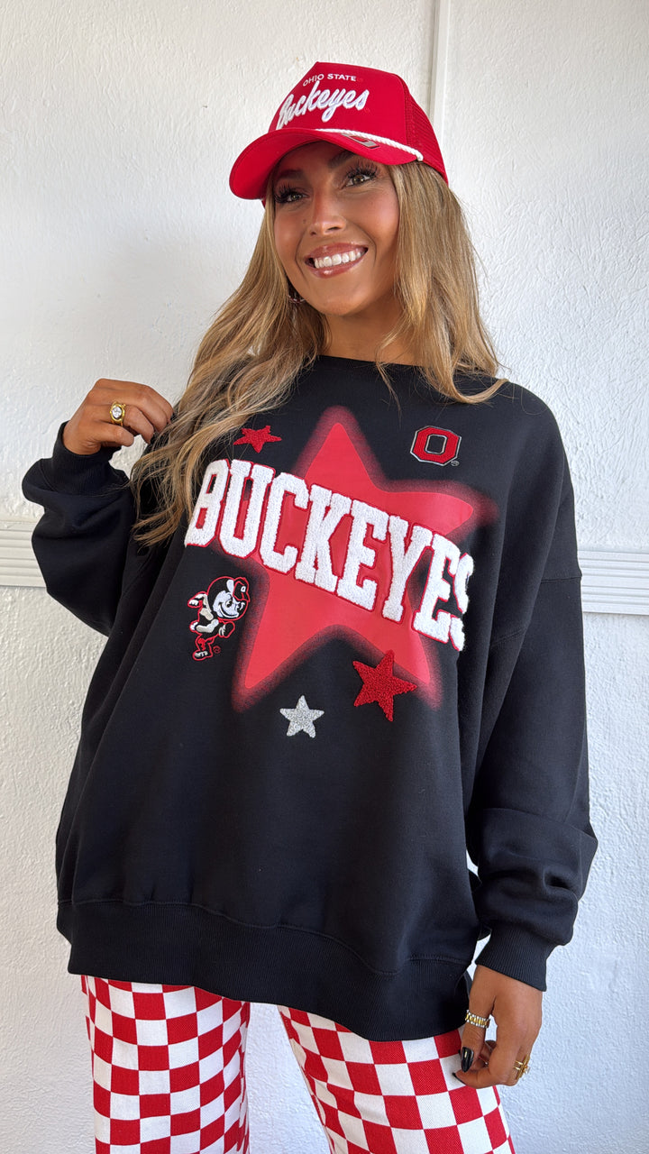 Scarlet Spirit Crewneck, Washed Black