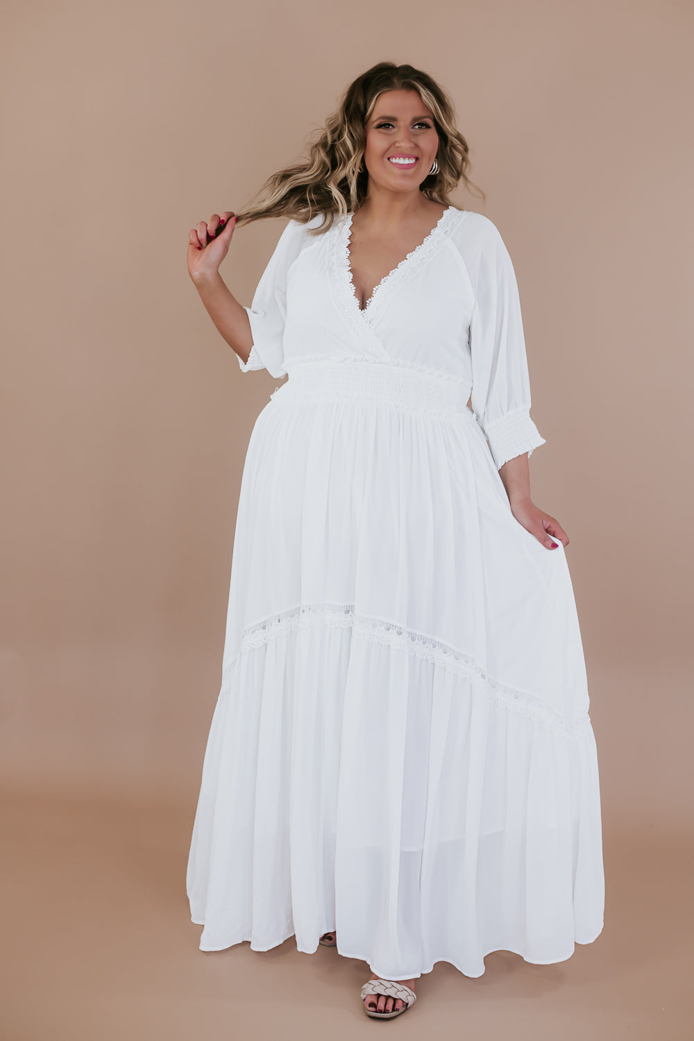ECB Exclusive: Most Admired Maxi Dress , White Xs ECB Exclusive: Most Admired Maxi Dress , White Xs