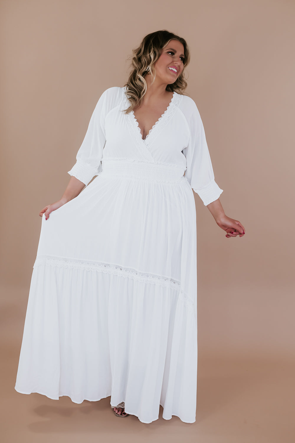 ECB Exclusive: Most Admired Maxi Dress , White XS ECB Exclusive: Most Admired Maxi Dress , White XS