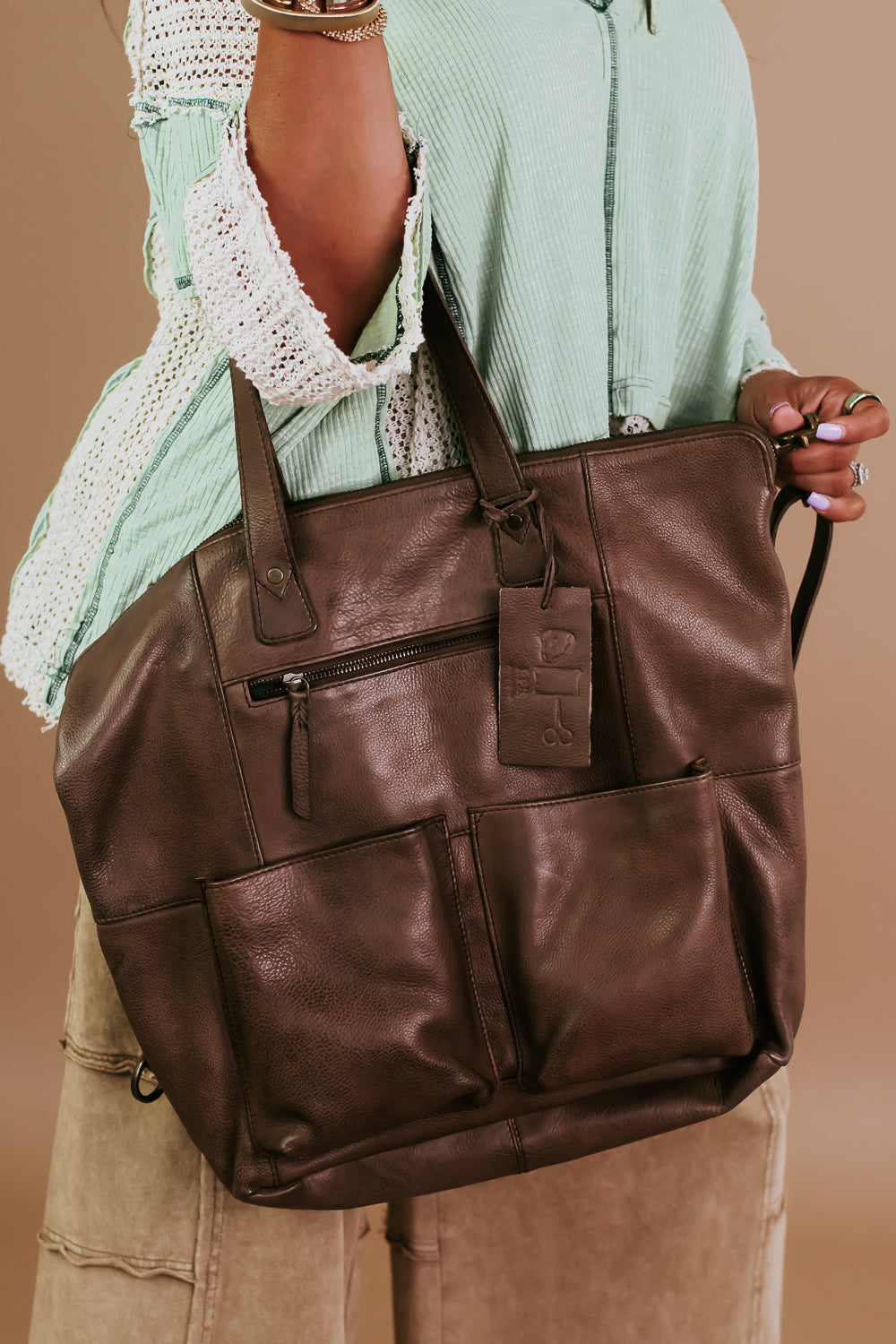 day and mood hannah leather backpack Saddle Up Convertible Tote/ Backpack , Brown – Everyday Chic Boutique