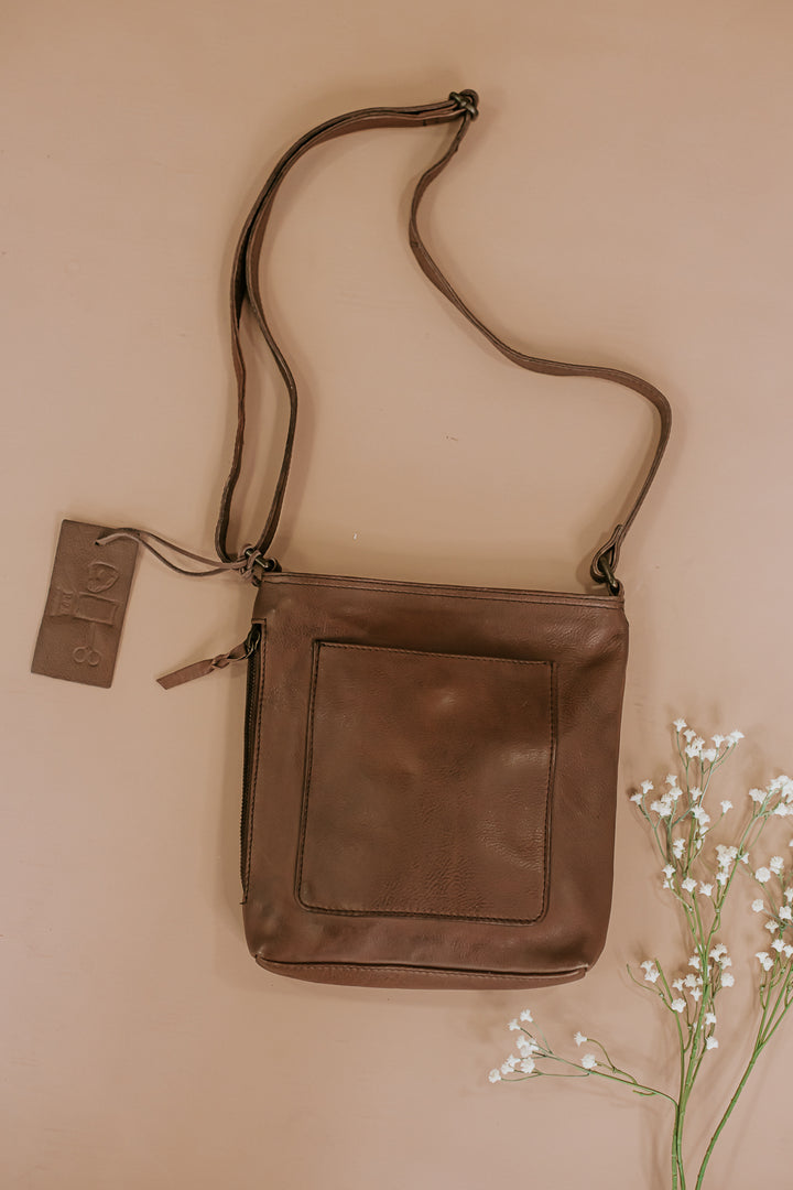 Hardy Crossbody Bag , Brown