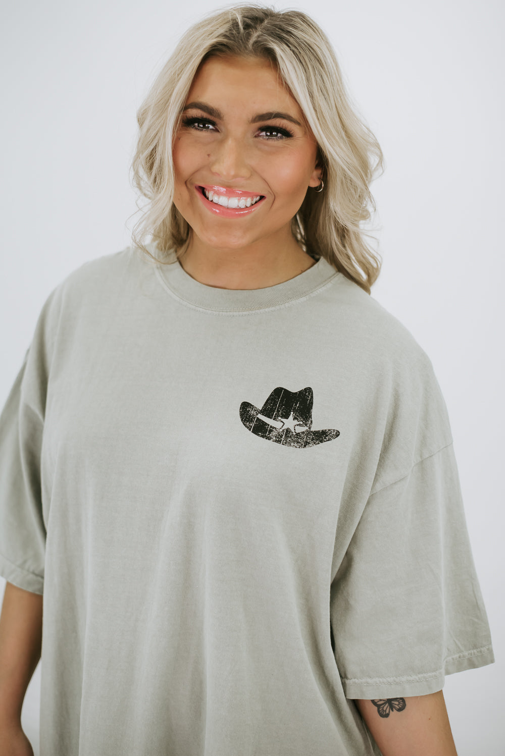 Cowboy Baby Graphic Tee, Olive