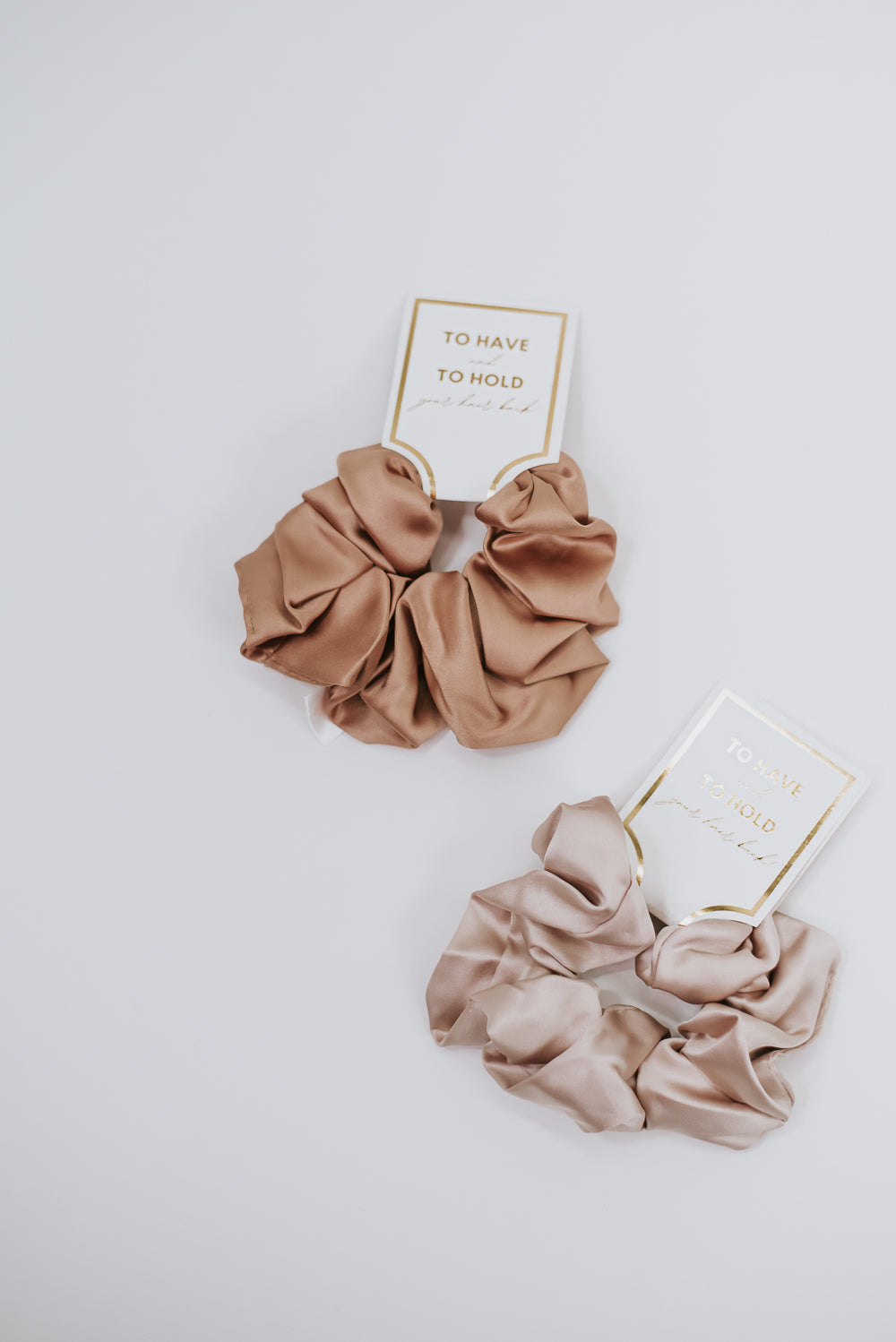 To Have & To Hold Scrunchie , Caramel