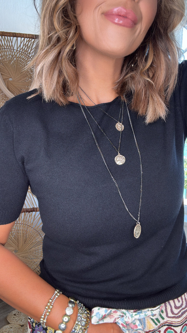 Soft Staple Basic Tee, Black