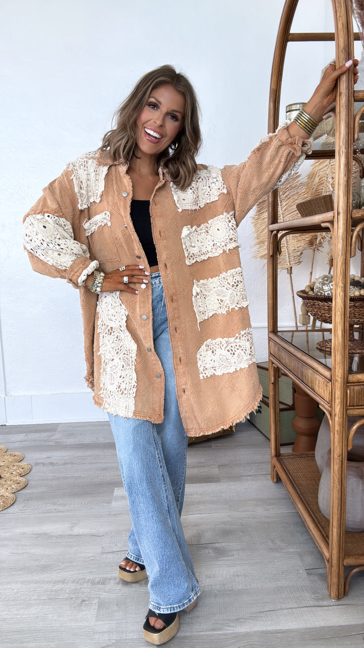 The Desert Stitch Jacket, Pumpkin