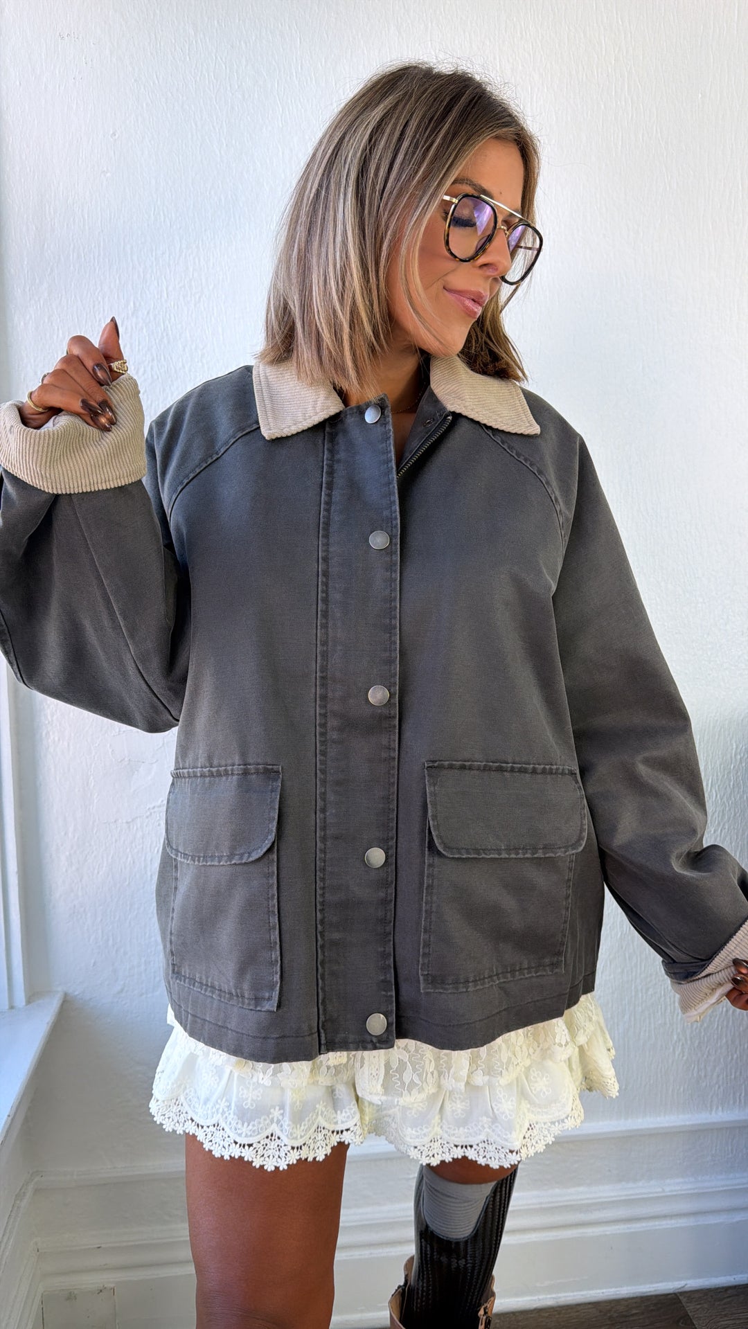 Coal Ridge Utility Jacket, Charcoal