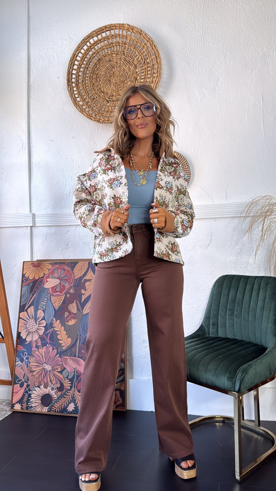 Thalora Tapestry Jacket, Ecru